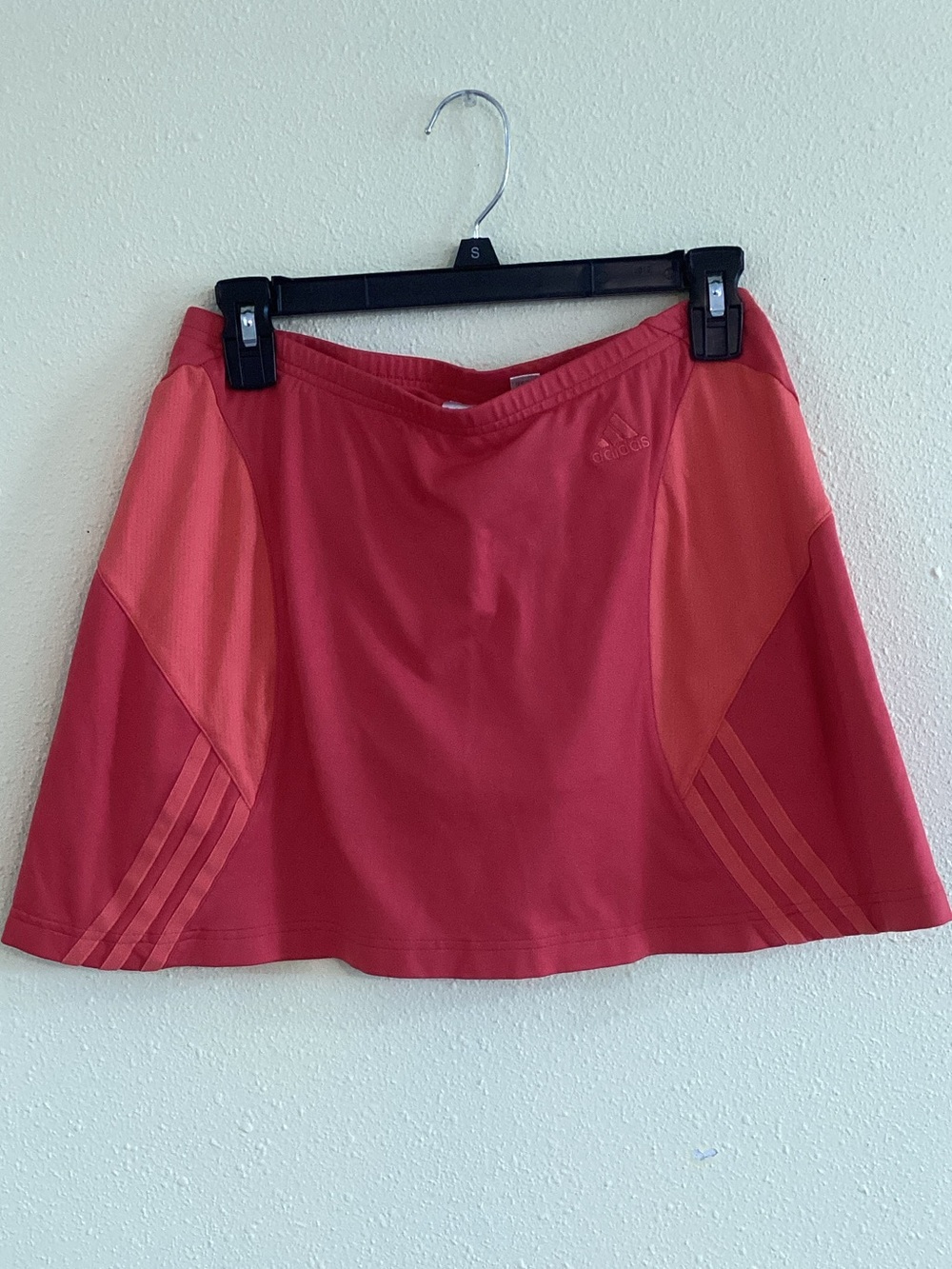 adidas Coral and Red Sport Skort